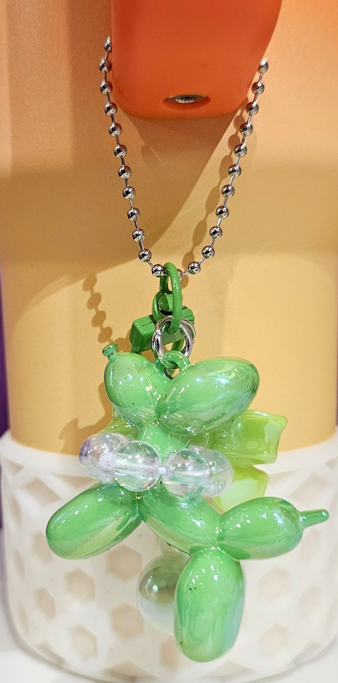 Balloon Dog Charm - Tumbler Straw Charm - Tumbler Handle Charm
