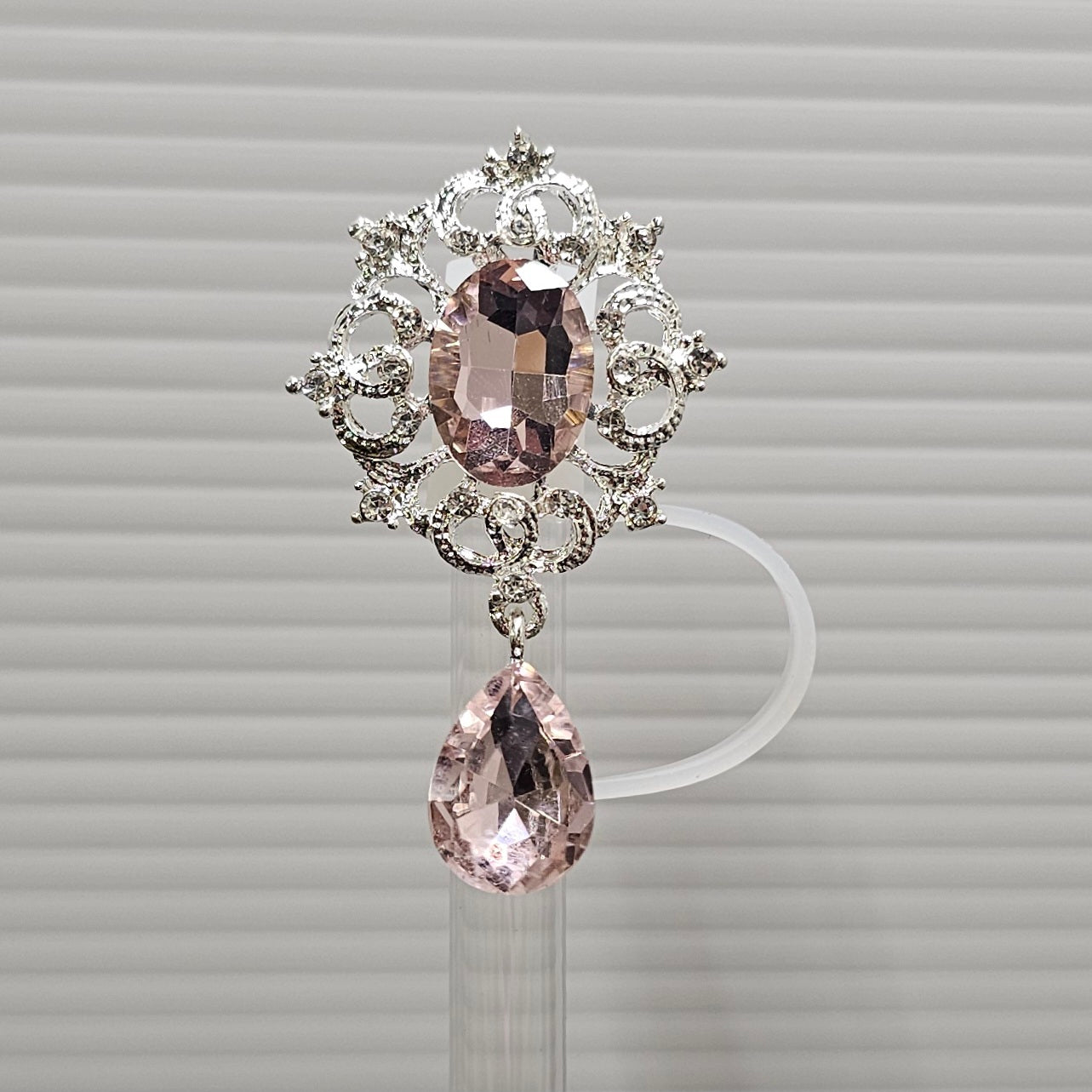 Luxury Pink straw topper