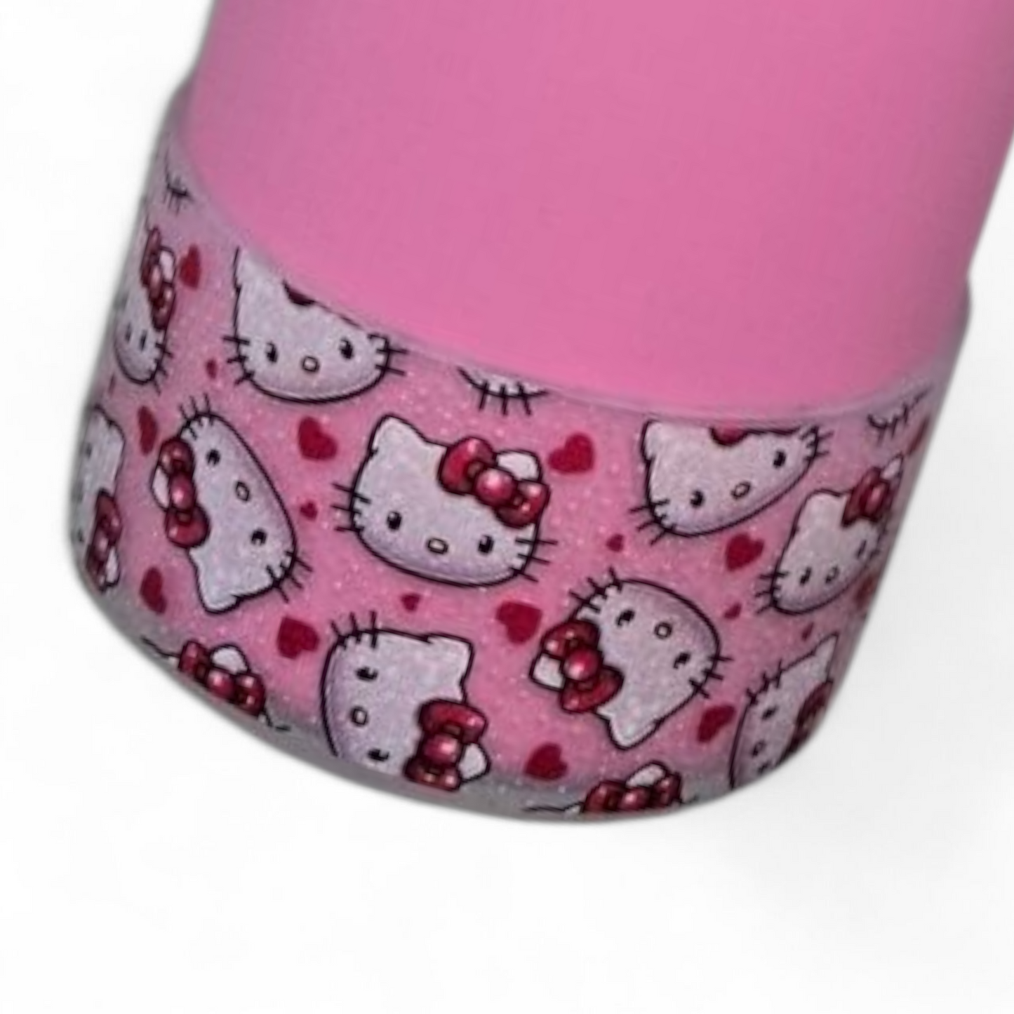 Valentine's Day Hello Kitty Hearts Silicone Tumbler Boot