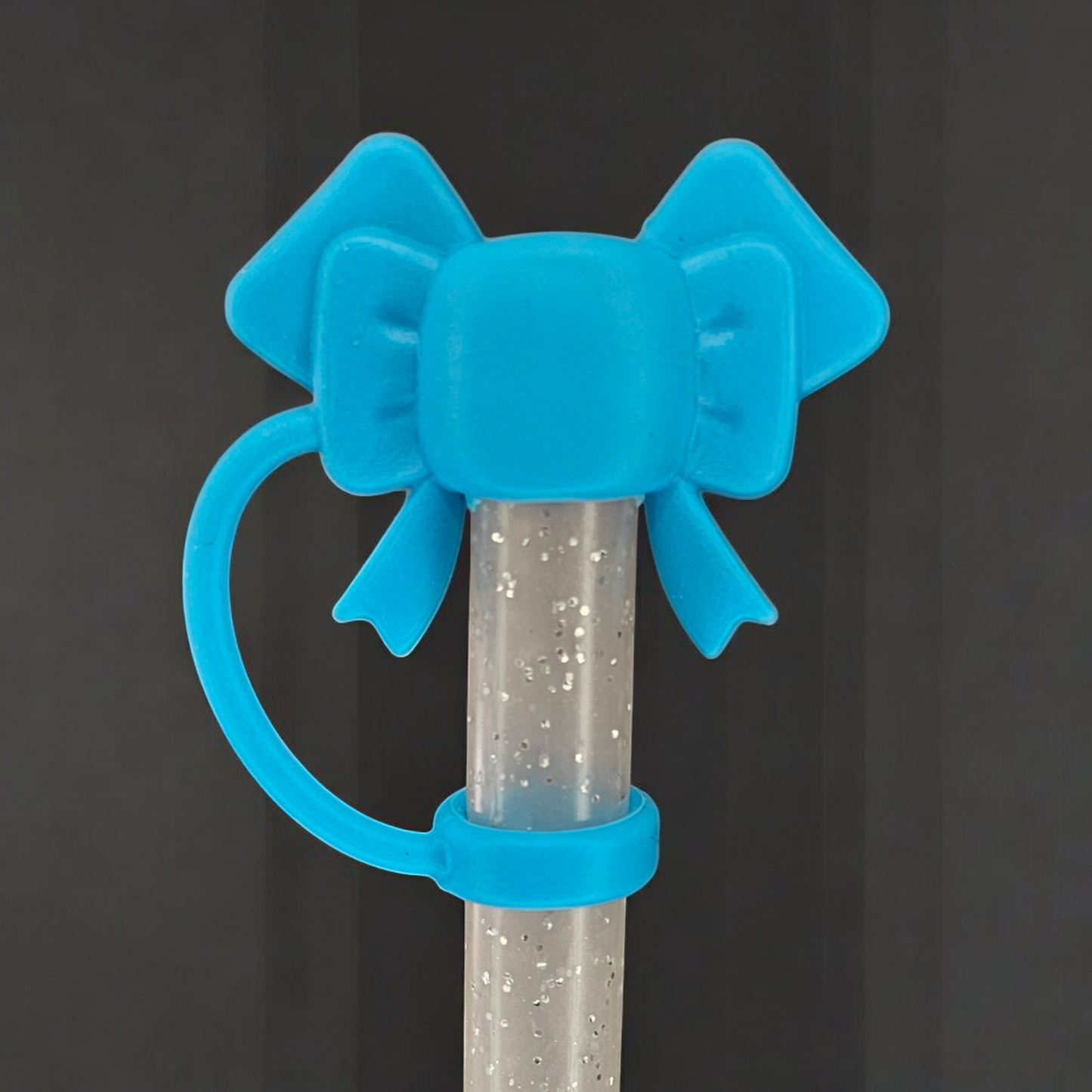 Coquette Bow 3D Silicone Straw Topper - Tiffany Teal Blue
Fits 10mm and Stanley Straws.