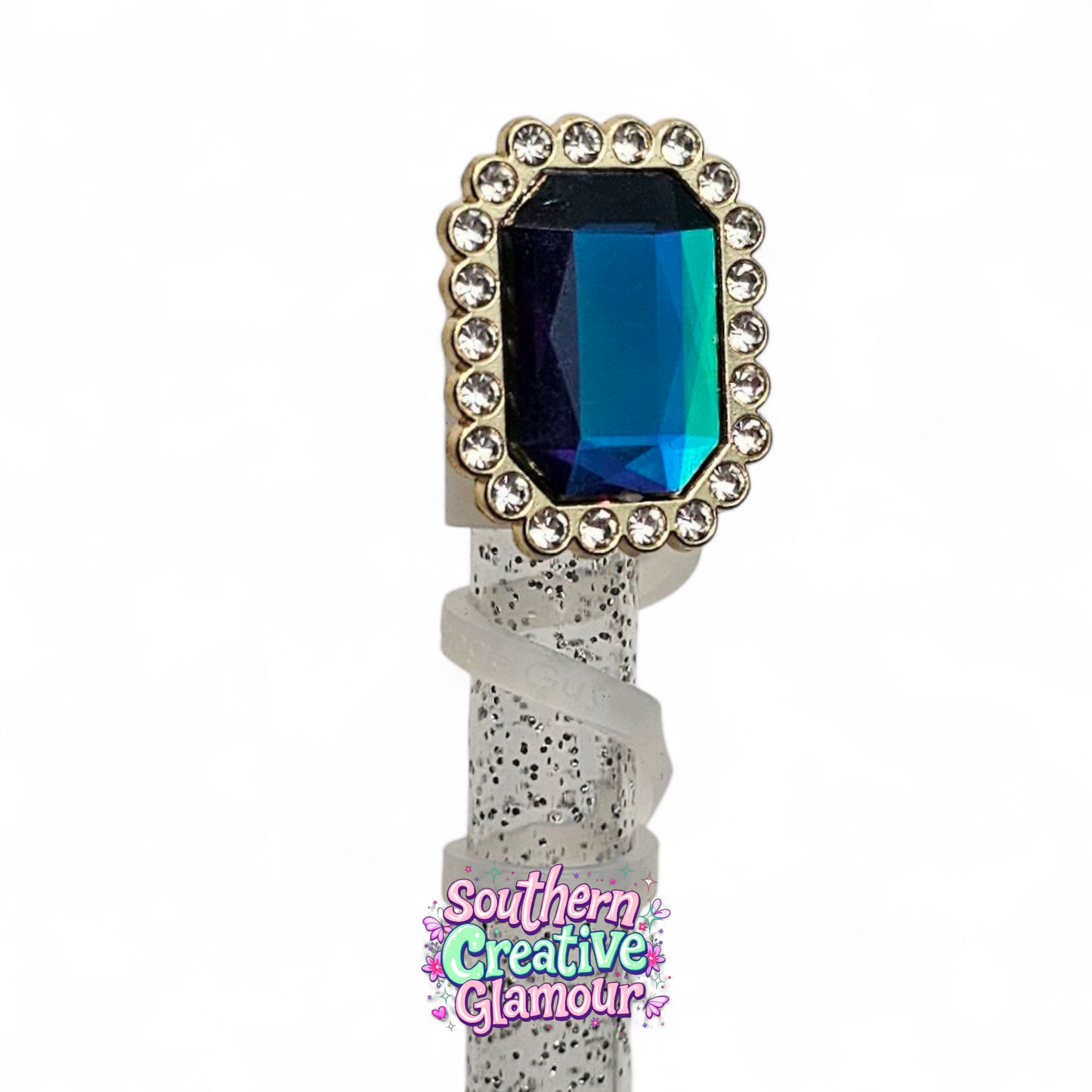 Mood Ring 10mm Straw Topper | Straw Cover by Southern Creative Glamour