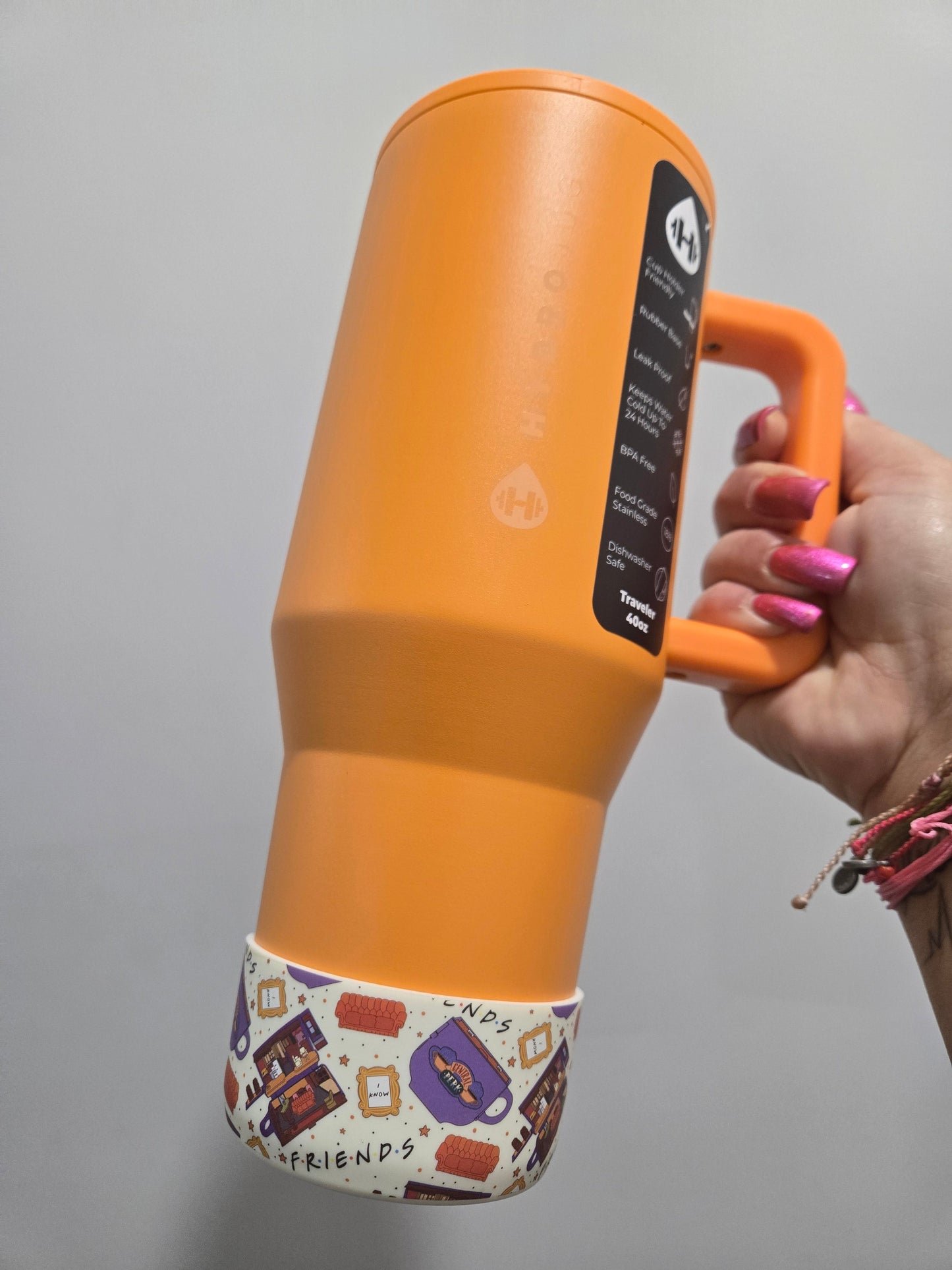 Friends Silicone Boot Bumper Sleeve for Tumblers