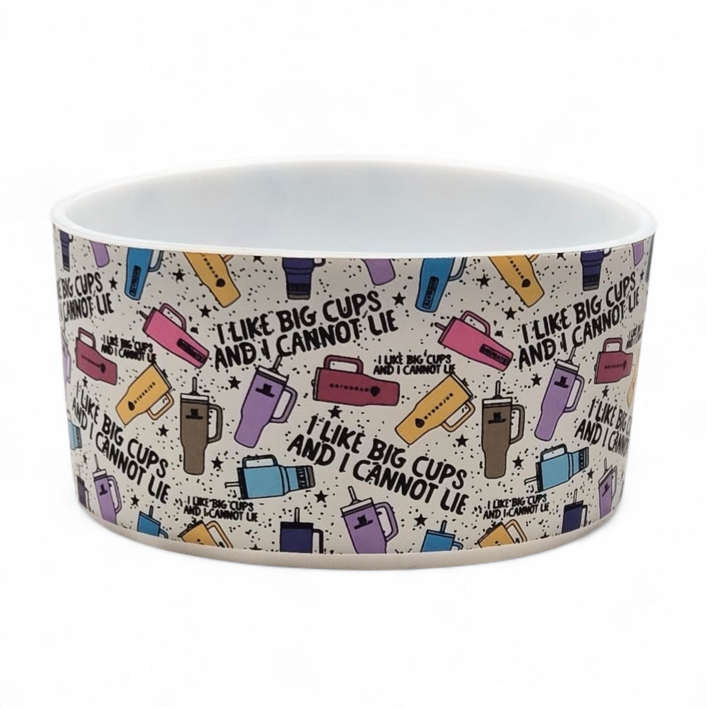 I Like Big Cups and I Cannot Lie Silicone Tumbler Boot