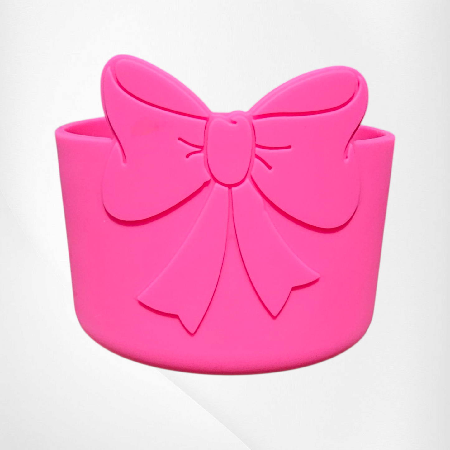 Barbie Pink Princess Bow Silicone Tumbler Boot