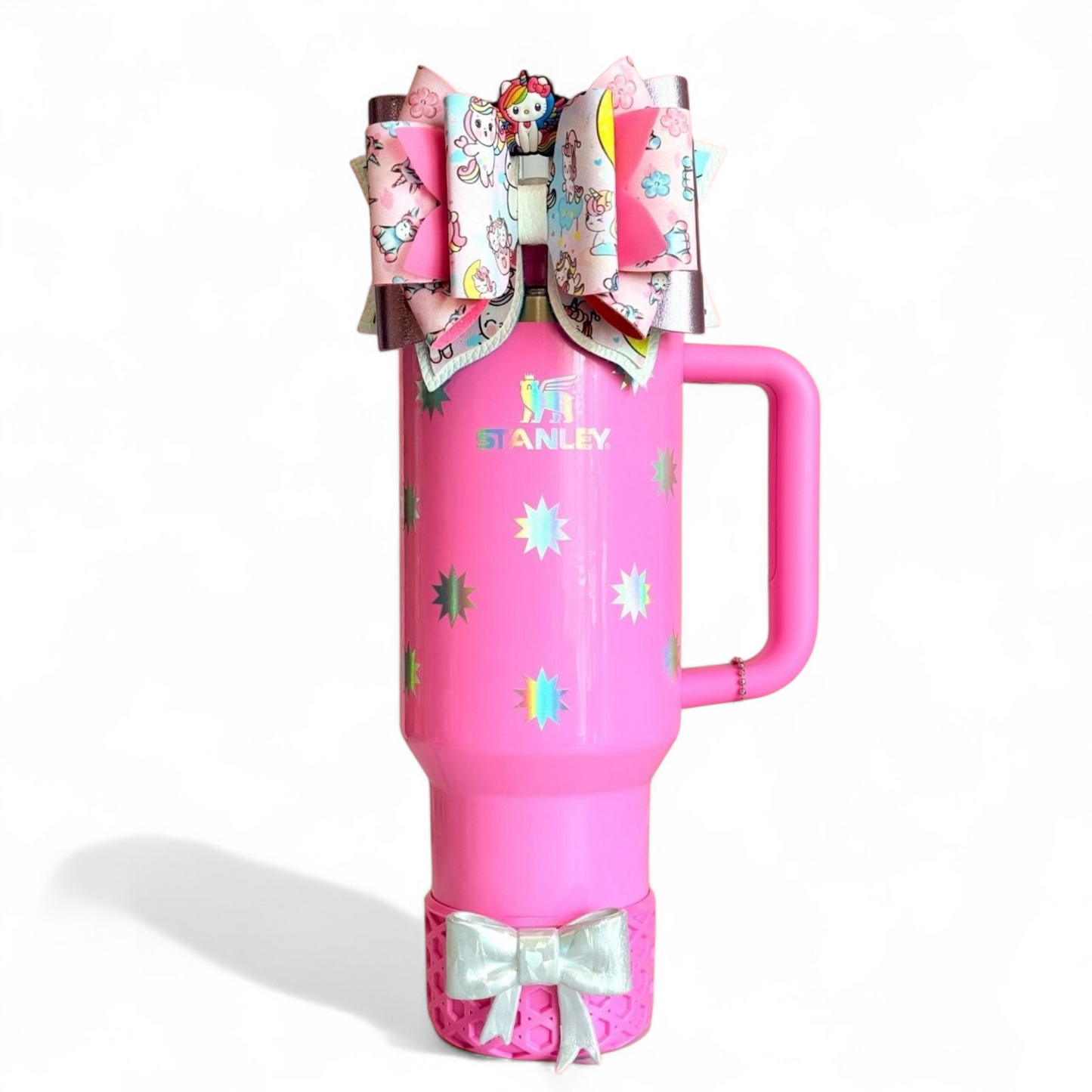 Popsicle Pink Coquette WAFFLE Silicone Tumbler Boot -fits 20-40oz