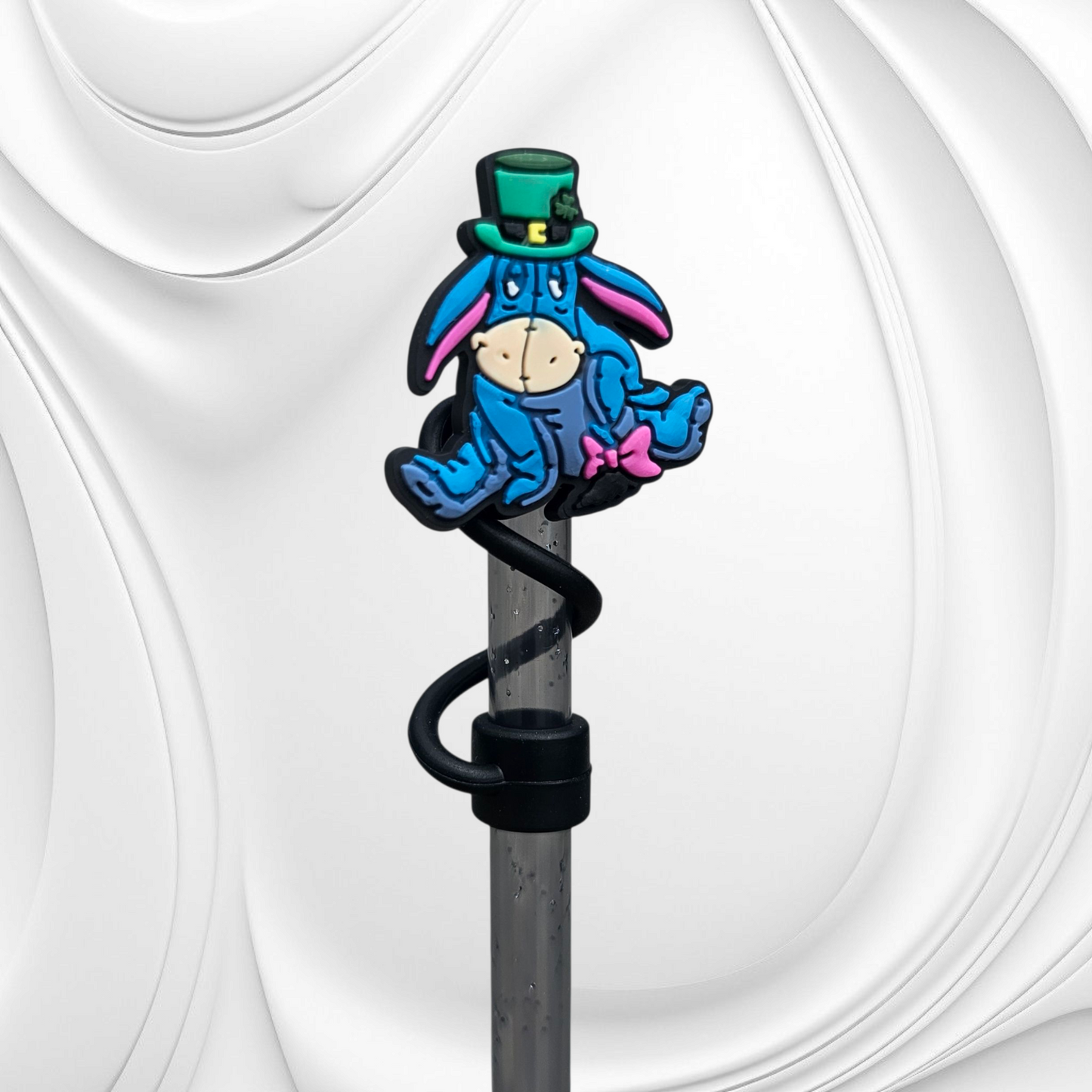 St. Patrick's Day 8mm Silicone Straw Toppers