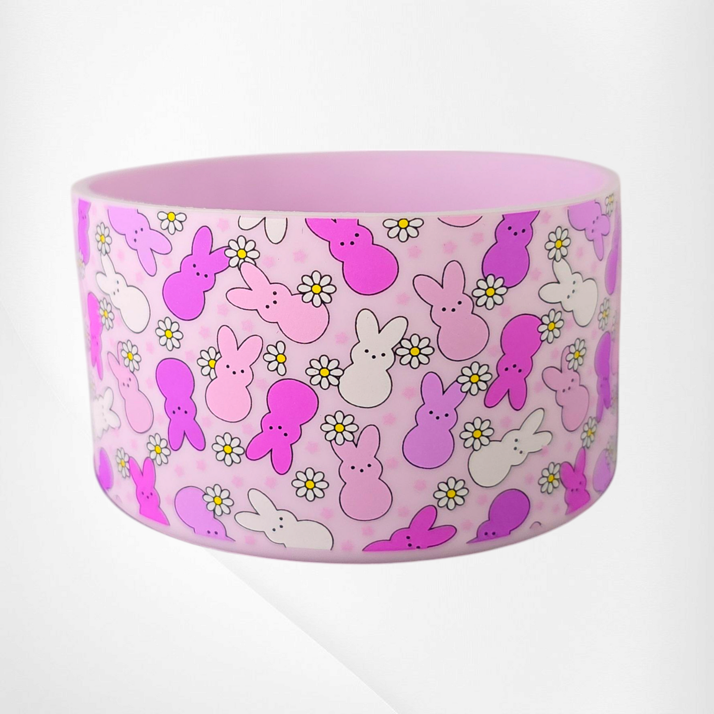 Purple Peeps inspired Easter Bunny tumbler boot. Tumbler Boot fits 30oz-40oz Tumblers like Stanley and Brumate.