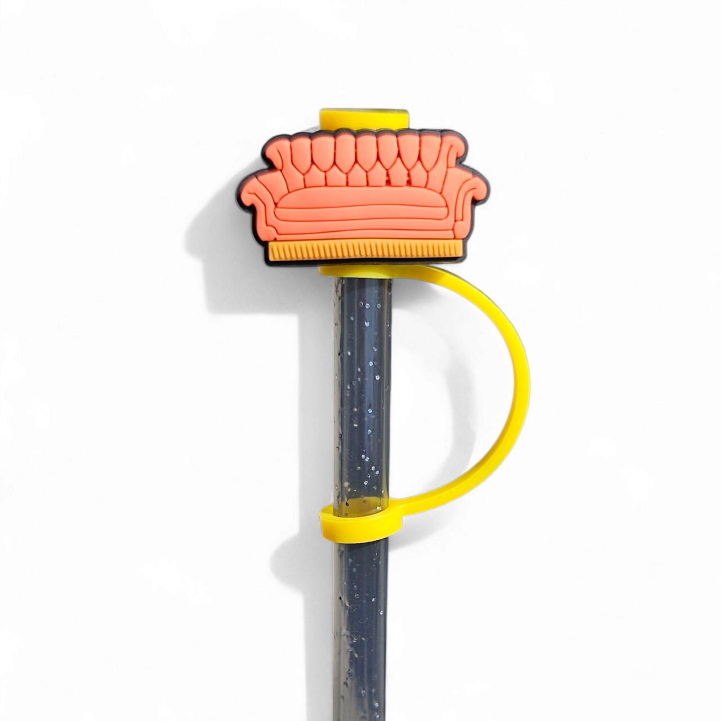 Couch Silicone Straw Topper