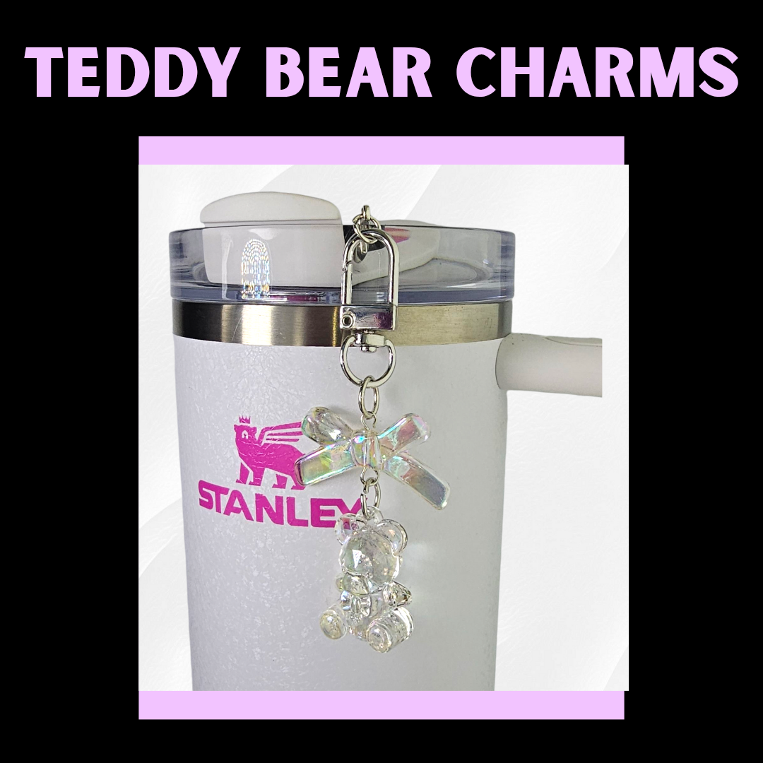 Teddy Bear Tumbler Charms