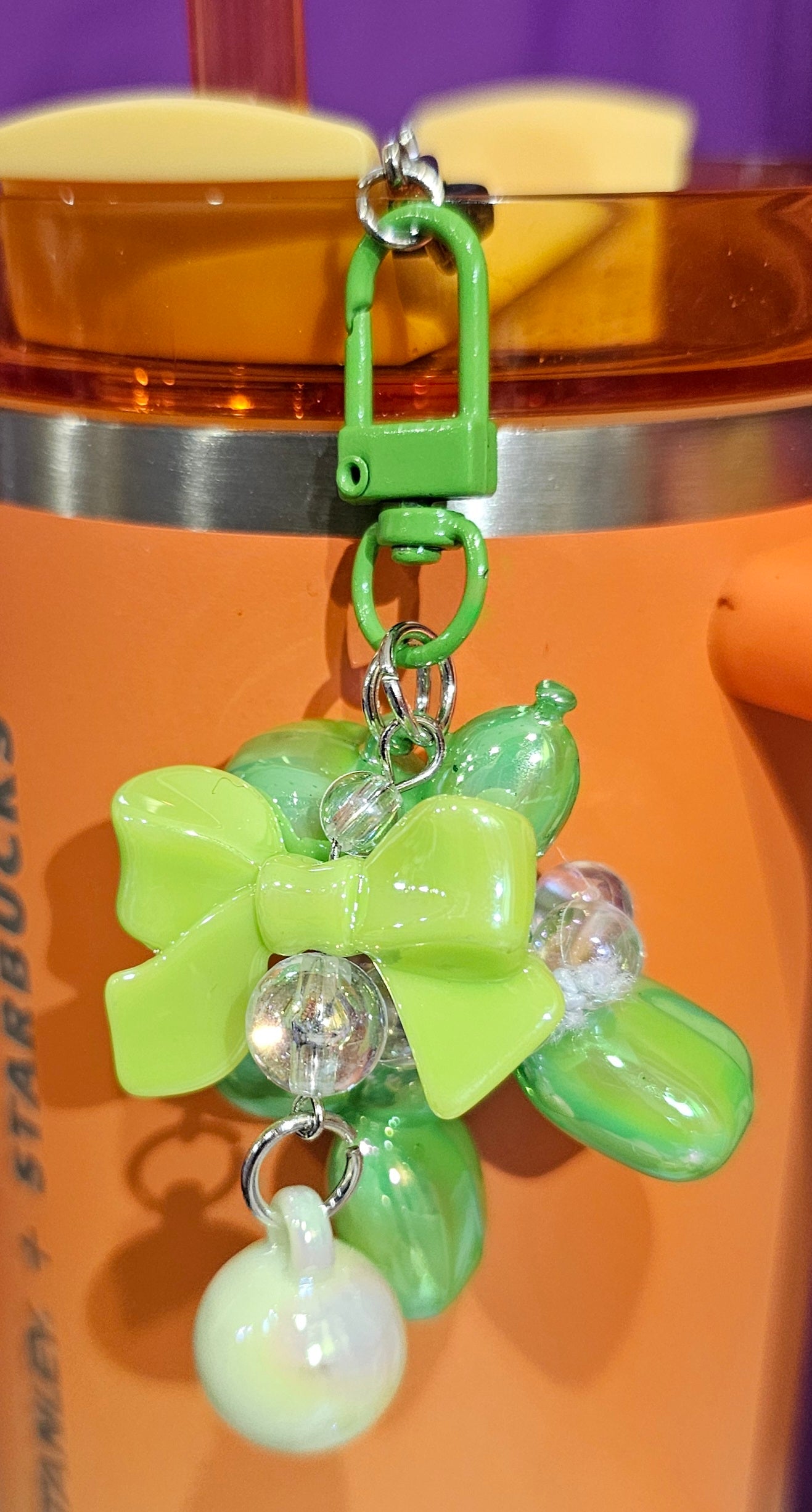 Balloon Dog Charm - Tumbler Straw Charm  - Tumbler Handle Charm