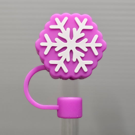 Stanley Snowflake straw topper  - Purple 