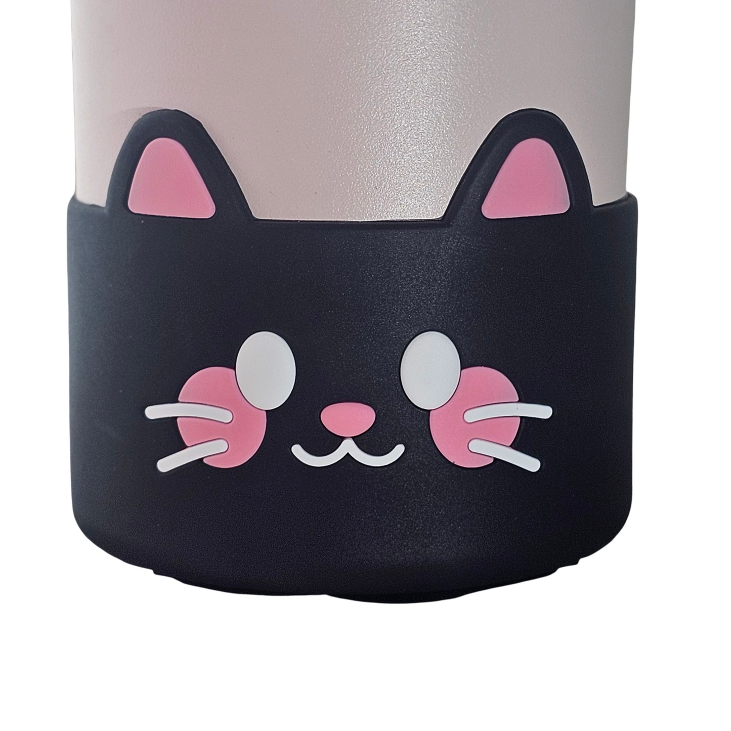 Black Cat Silicone Tumbler Boot