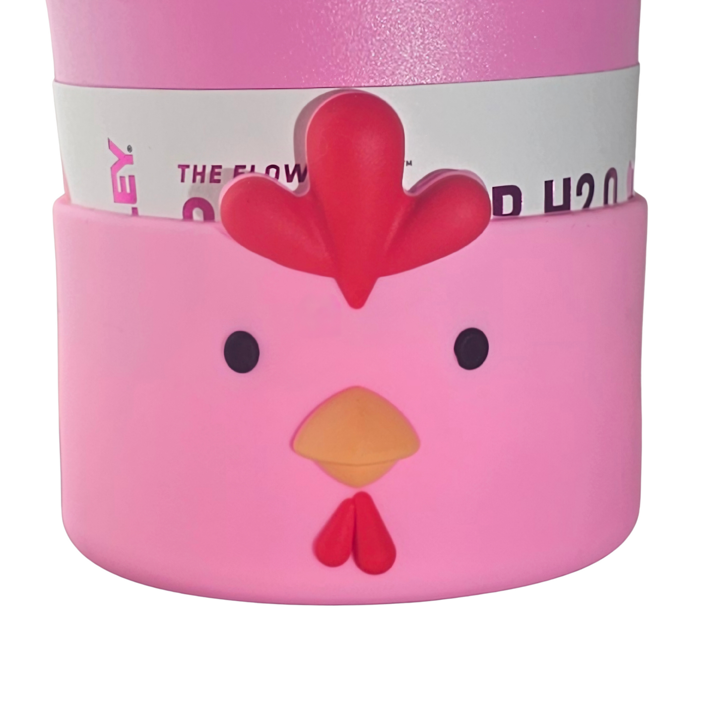 Pink Chicken Silicone Tumbler Boot. Fits 32oz  - 40oz tumblers. 