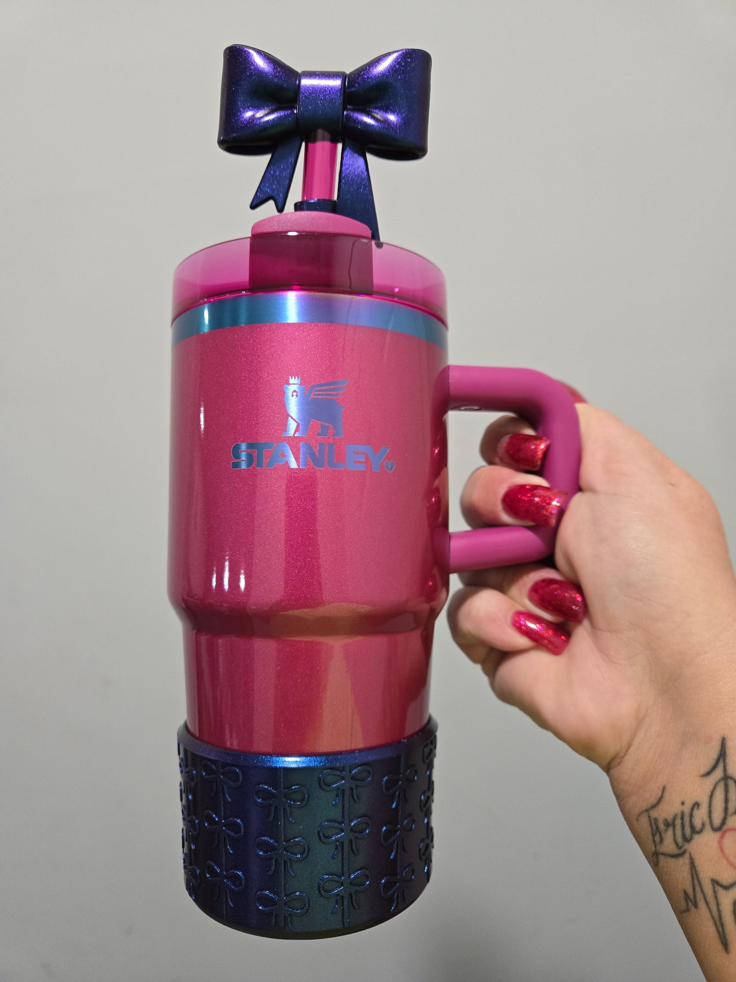 Blue Chroma Shimmer Coquette Silicone Boot Bumper sleeve