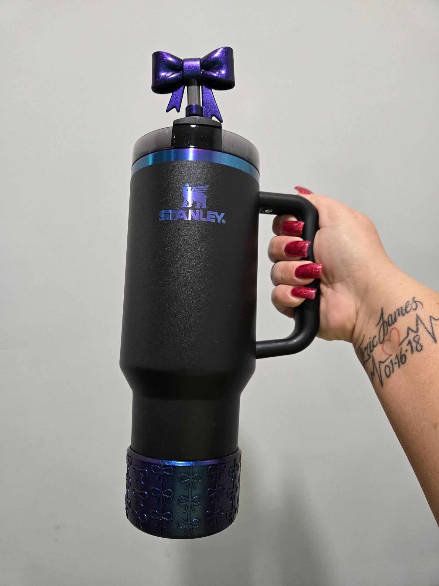 Blue Chroma Shimmer Coquette Silicone Boot Bumper sleeve