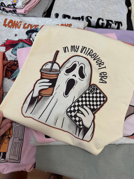 In my Introvert Era Ghost Tee & Sweatshirts