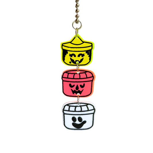 Halloween BOO BUCKETS Charm - Tumbler Handle Charm