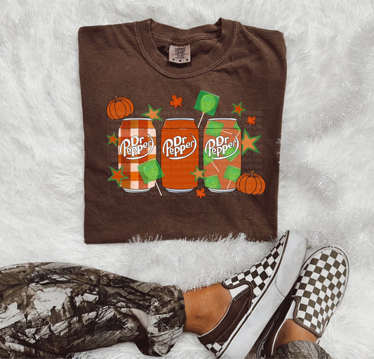 Fall Dr. Pepper inspired Tee or Sweatshirt 