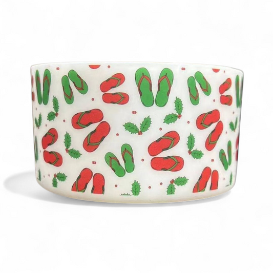 Christmas Holly's and Flops Silicone Boot Bumper Sleeve