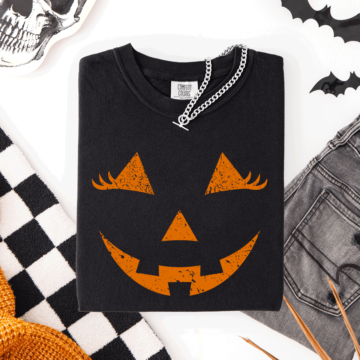 Jack o Lantern, Cute, Halloween, Comfort Colors T-Shirt