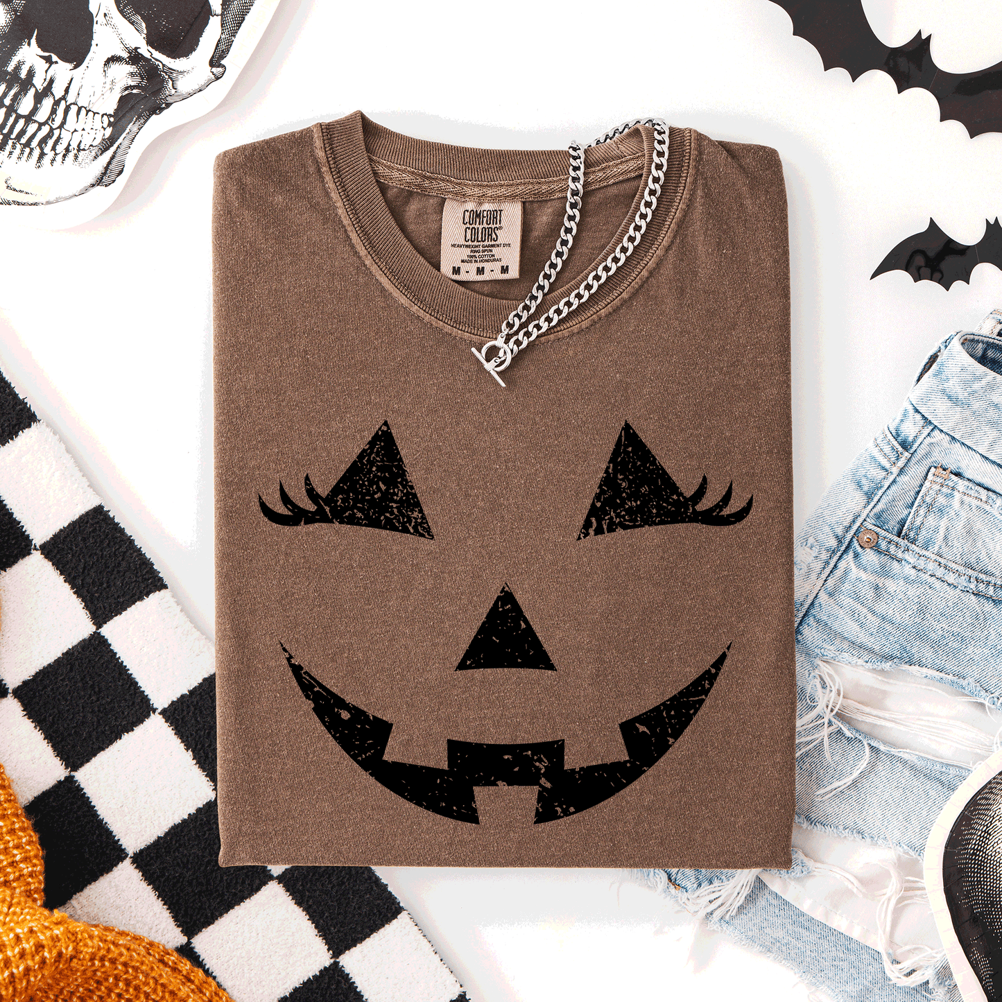 Jack o Lantern, Cute, Halloween, Comfort Colors T-Shirt