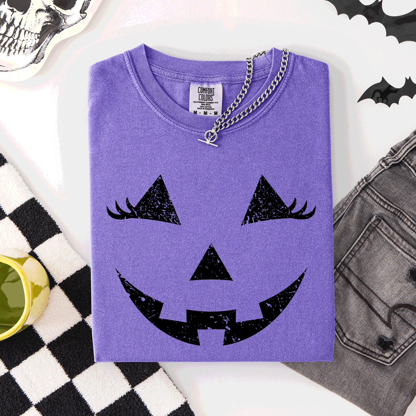 Jack o Lantern, Cute, Halloween, Comfort Colors T-Shirt