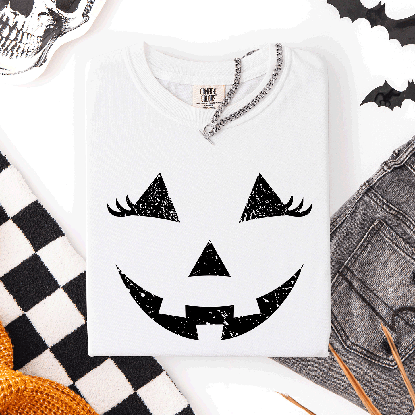 Jack o Lantern, Cute, Halloween, Comfort Colors T-Shirt