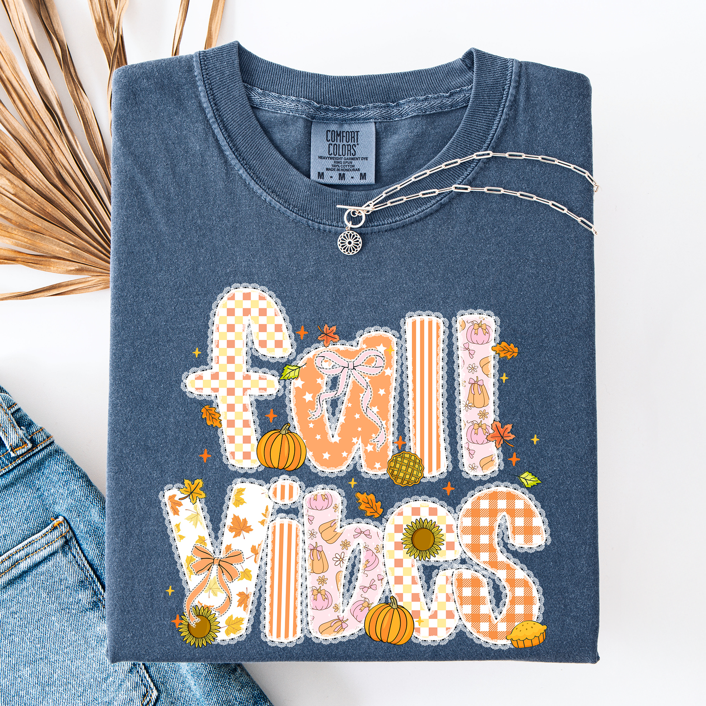Fall Vibes, Patterns, Halloween, Pumpkin, Autumn, Comfort Colors T-Shirt