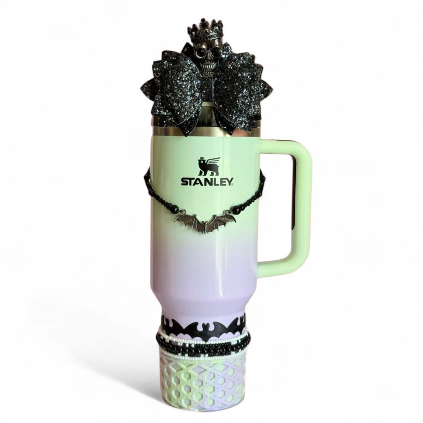 Royal Skull Deluxe Straw Topper