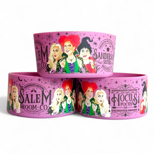 Hocus Pocus Sisters Silicone Tumbler Boot 