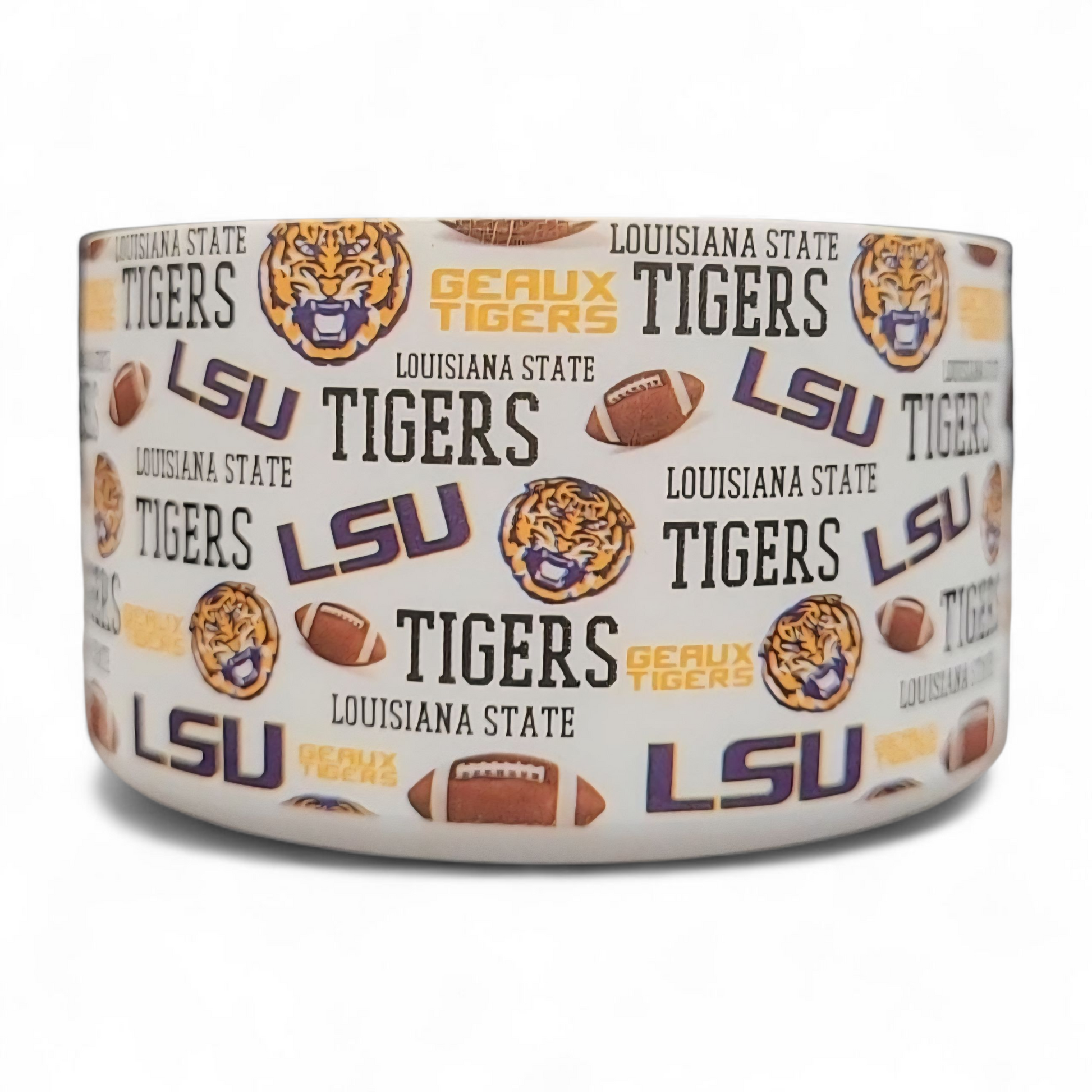 Louisiana State University LSU Tigers silicone tumbler boot 