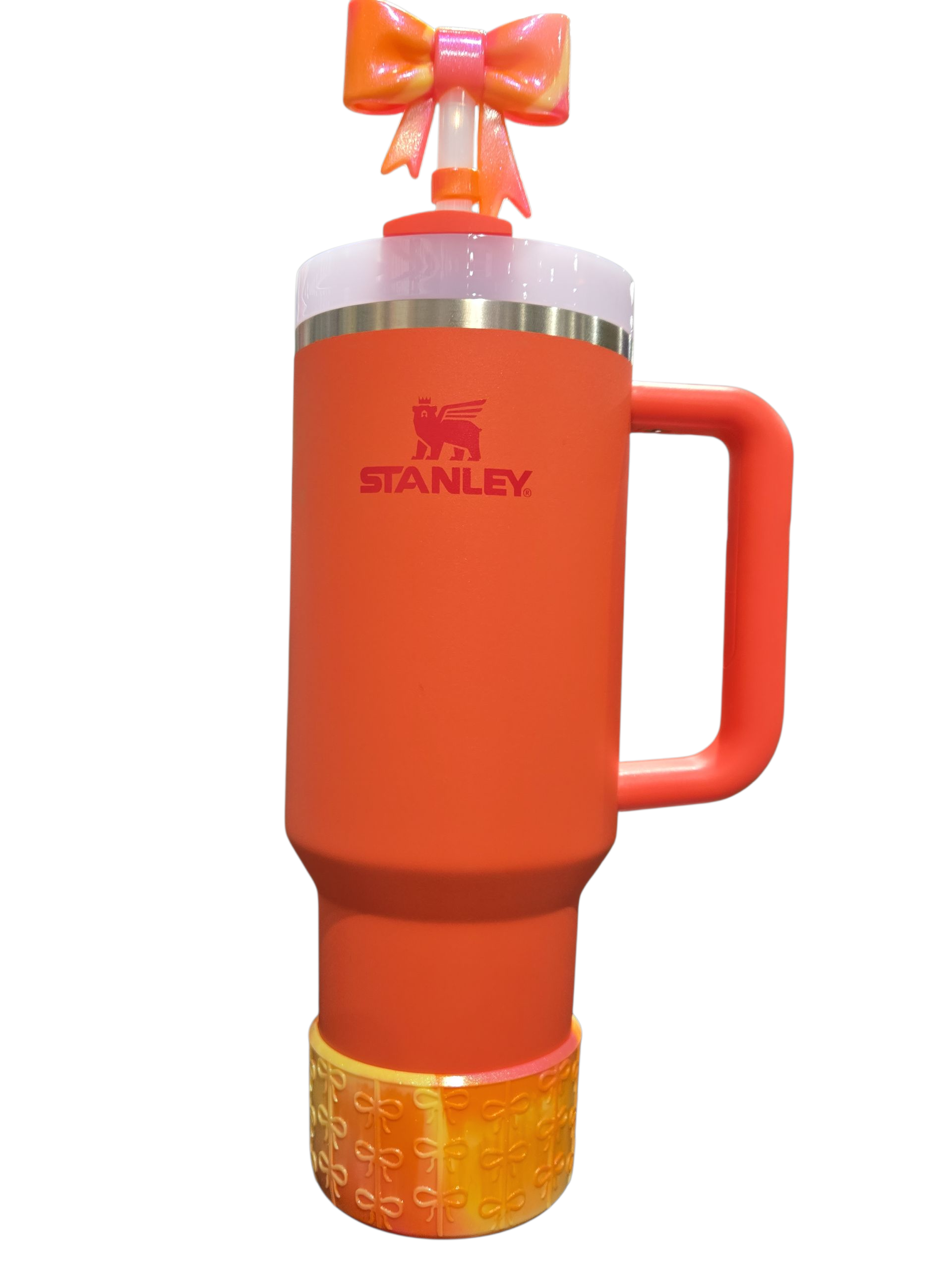 Tropic Like Its Hot Coquette Bows Silicone Tumbler Boot 