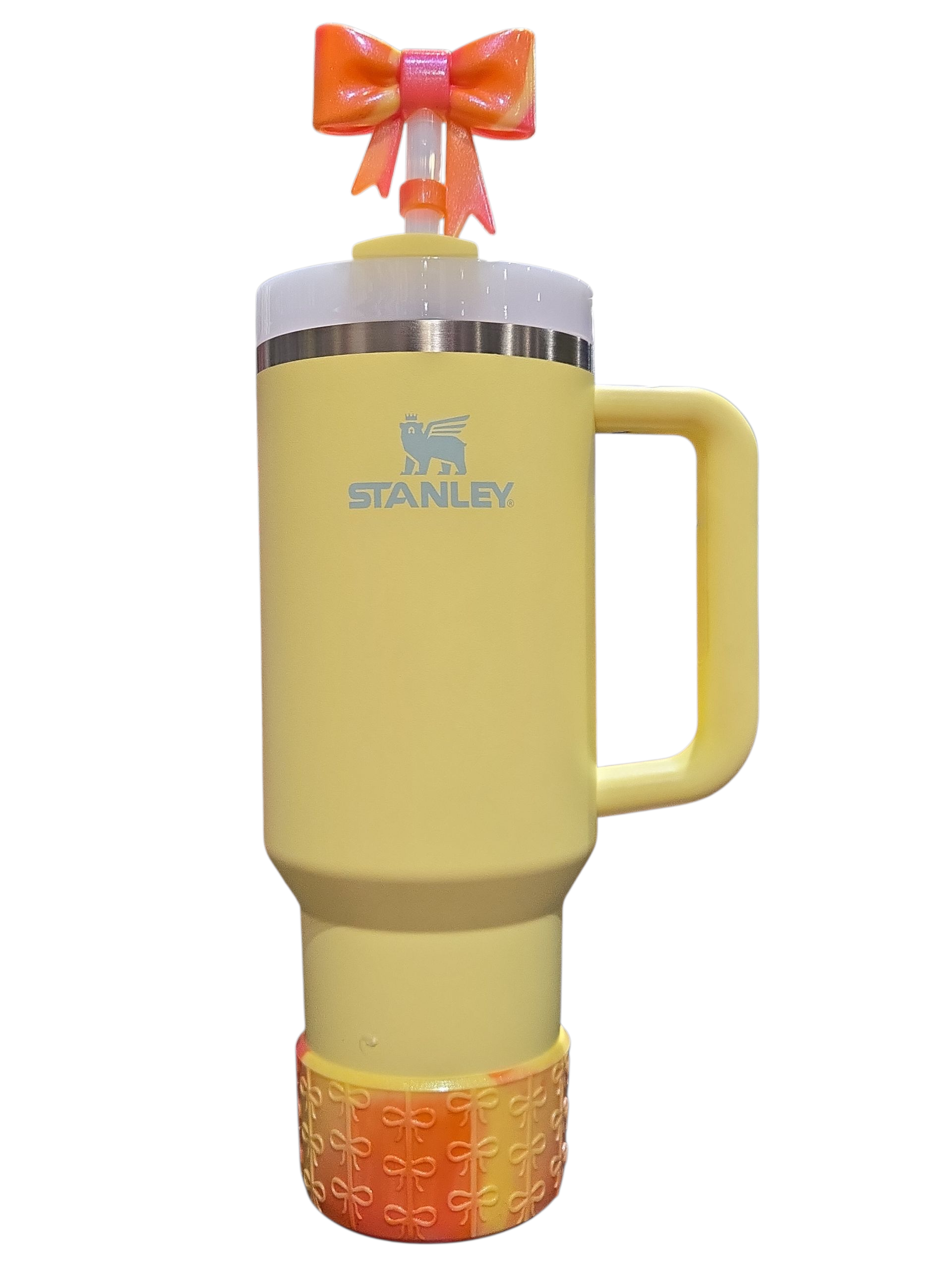 Tropic Like Its Hot Coquette Bows Silicone Tumbler Boot 