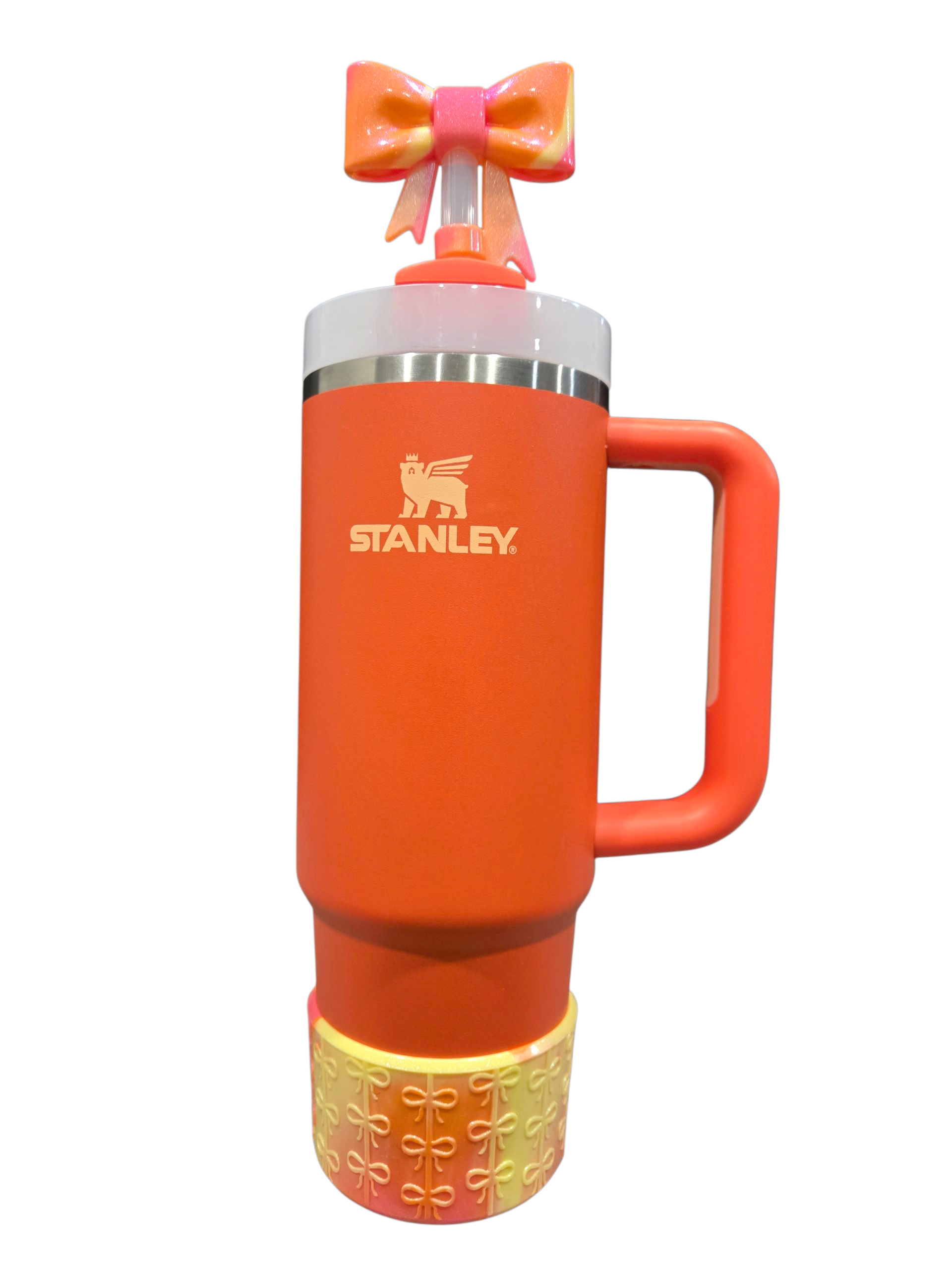 Tropic Like Its Hot Coquette Bows Silicone Tumbler Boot 