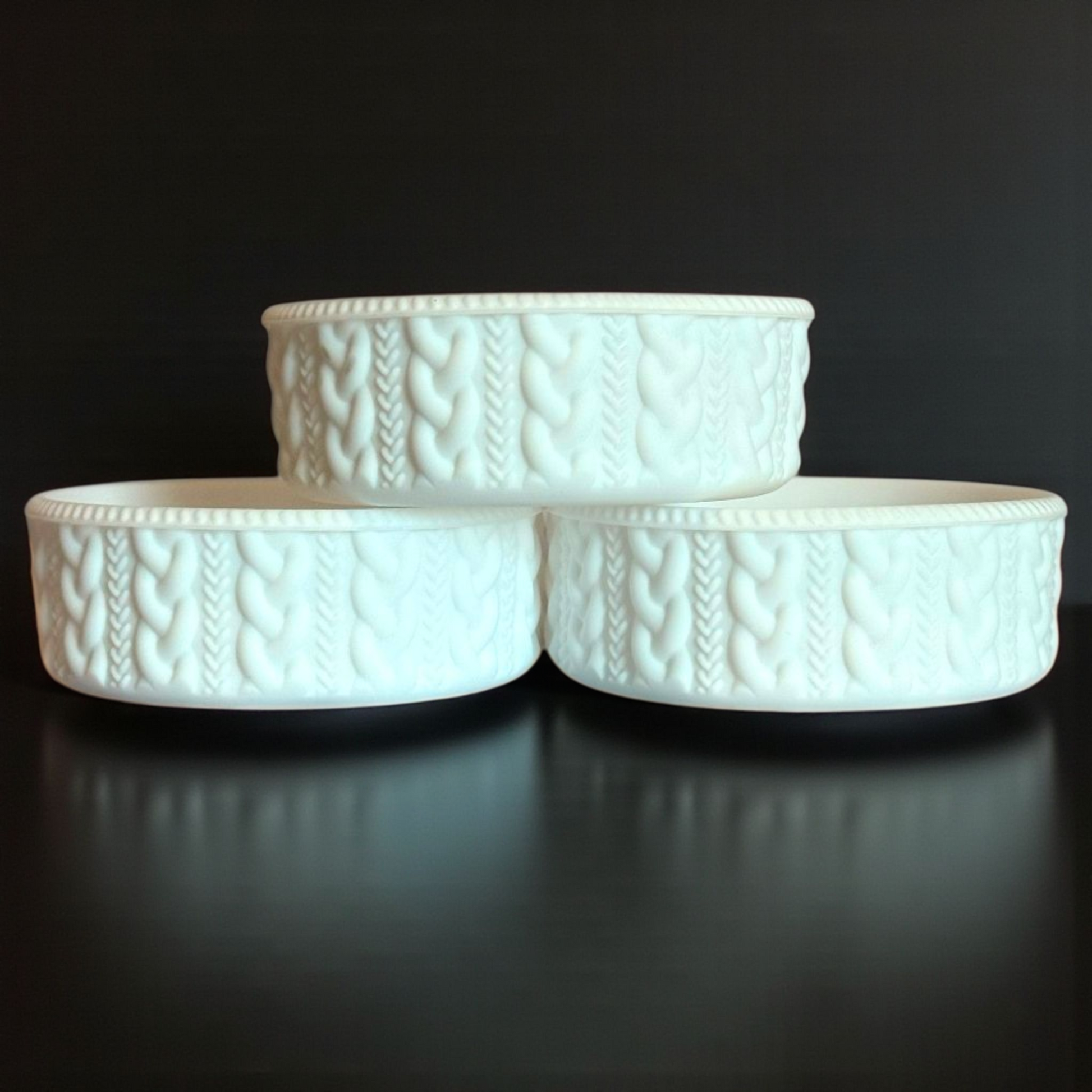 White Shorty Macrame Tumbler Boot