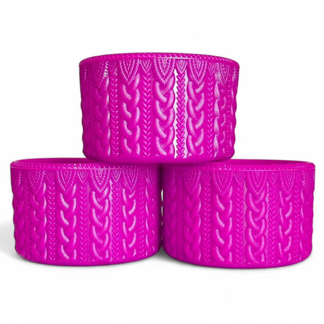 PUNCH SHIMMER MACRAME Tumbler Boot -fits 20-40oz