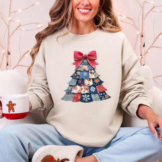 Sand Christmas, Sewing, Faux Quilt, Cute, Santa Sweatshirt