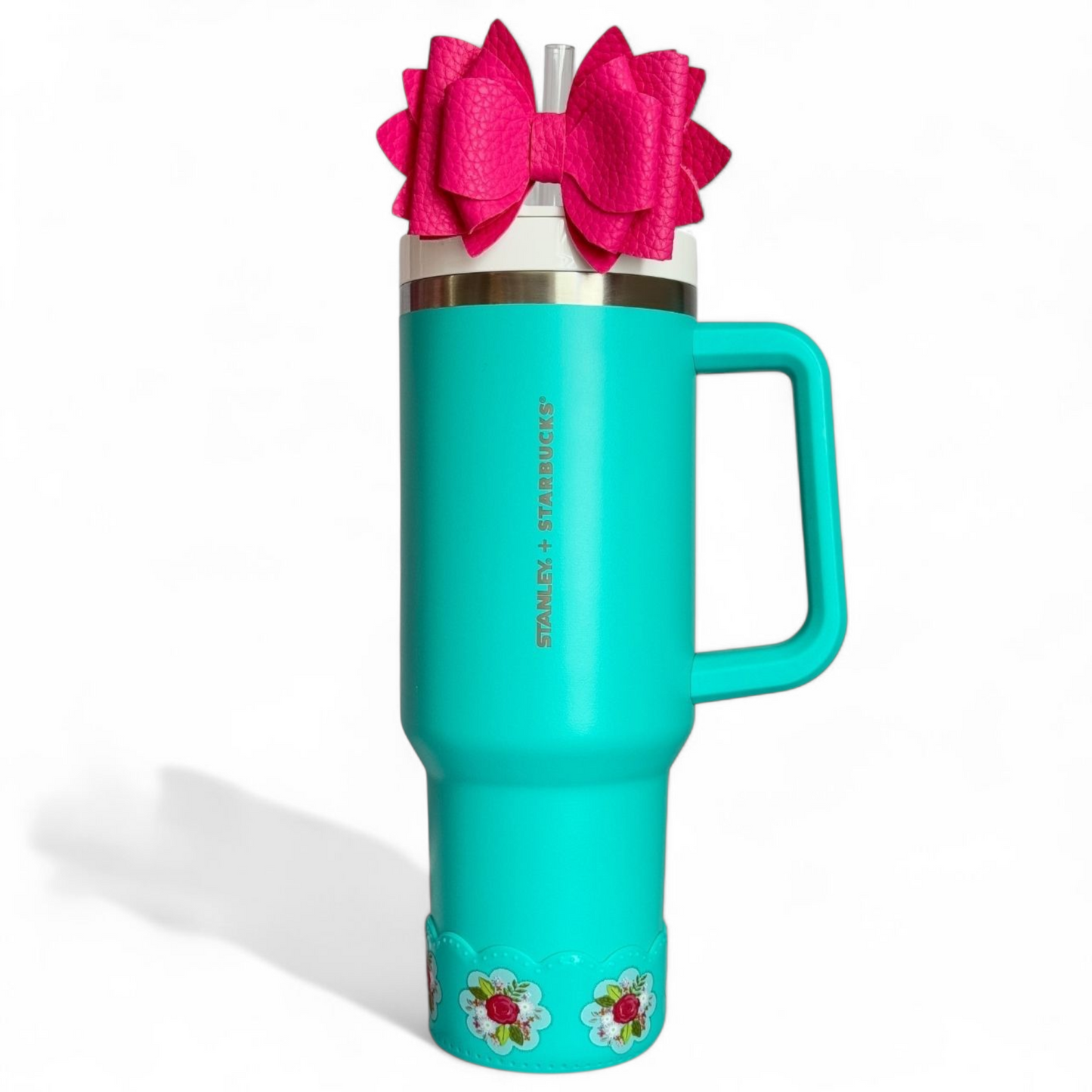 Tiffany Floral Scallop Tumbler Boot -fits 20-40oz