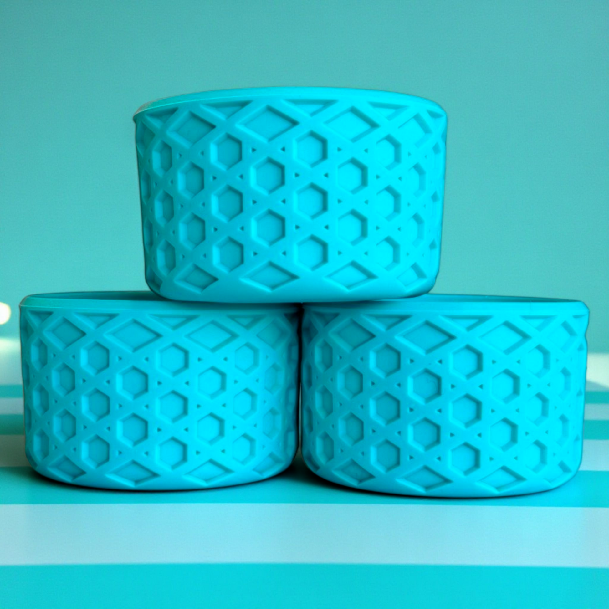 AQUAMARINE WAFFLE Tumbler Boot -fits 20-40oz