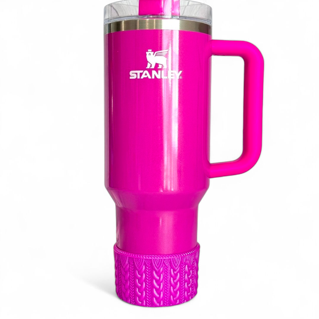 PUNCH SHIMMER MACRAME Tumbler Boot -fits 20-40oz