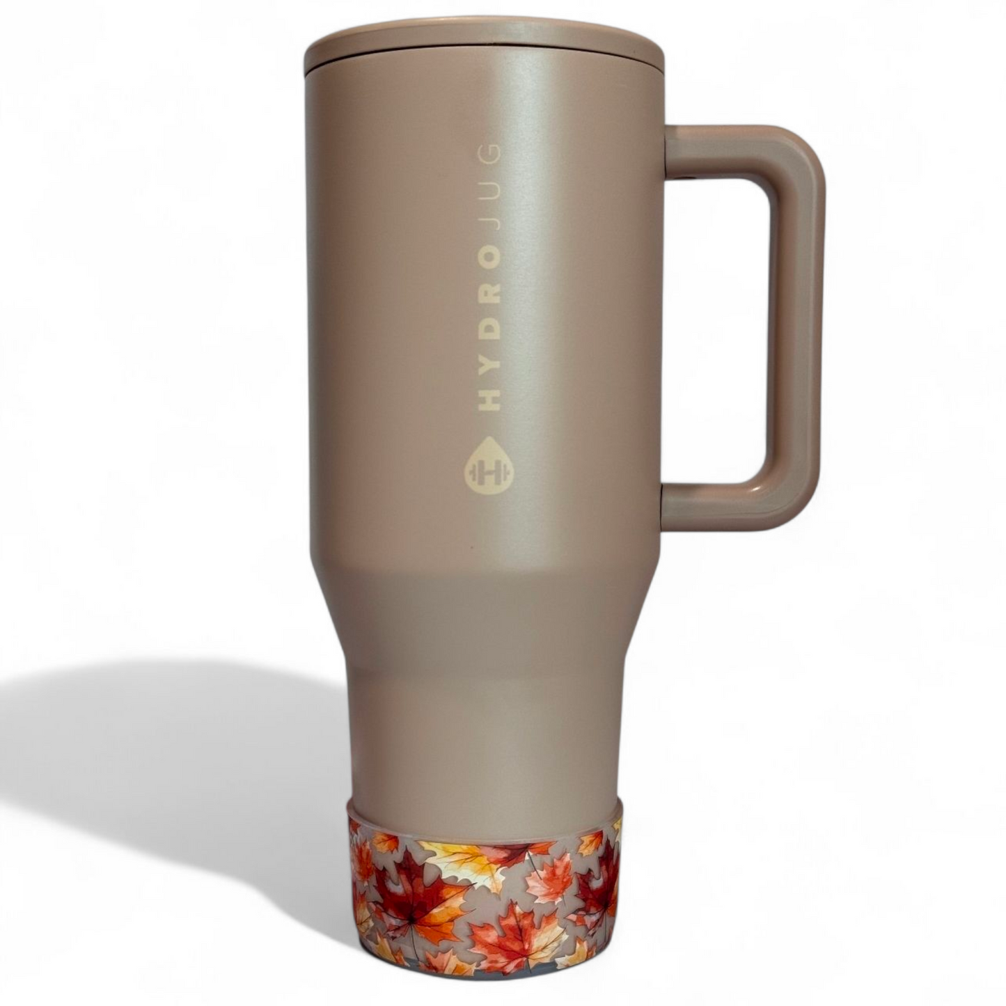 CLEAR FALL LEAVES Silicone Tumbler Boot