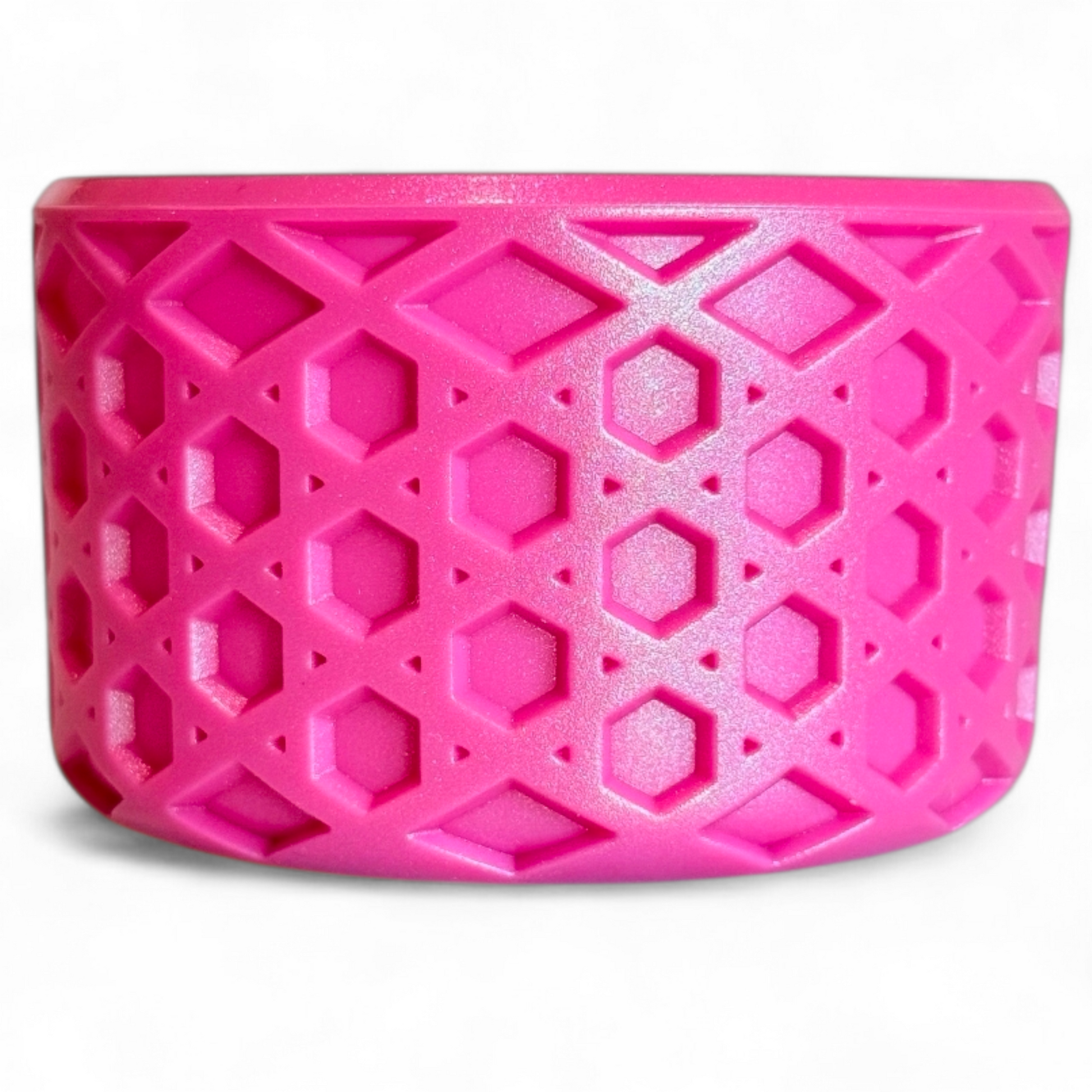 Azalea Pink Shimmer Waffle Silicone Tumbler Boot | Fits 20-40oz Tumblers