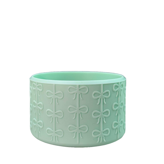 Bows Silicone Tumbler Boot - Seafoam Shimmer