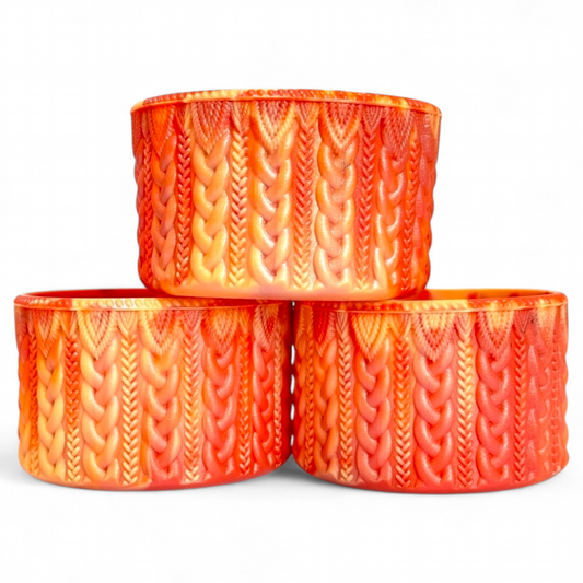 Bellini Shimmer Remix Macrame Tumbler Boot | Fits 20-40oz Tumblers 