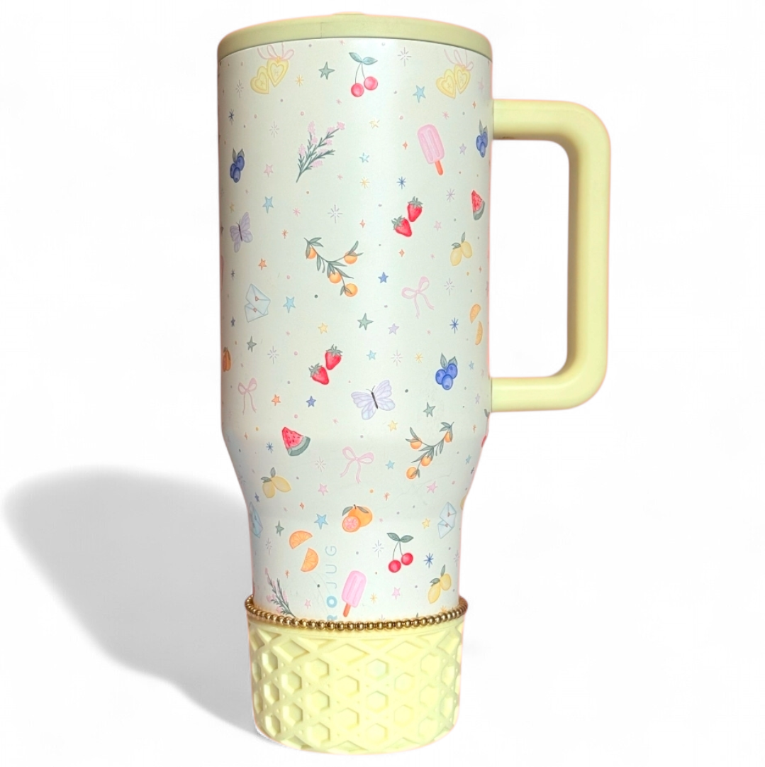 Berries & Cream Waffle Silicone Tumbler Boot