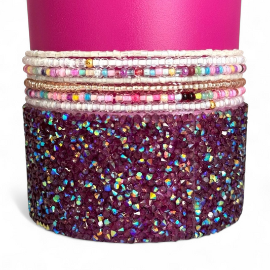 Berry Pop Tumbler Bracelet Stack -fits 30-40oz