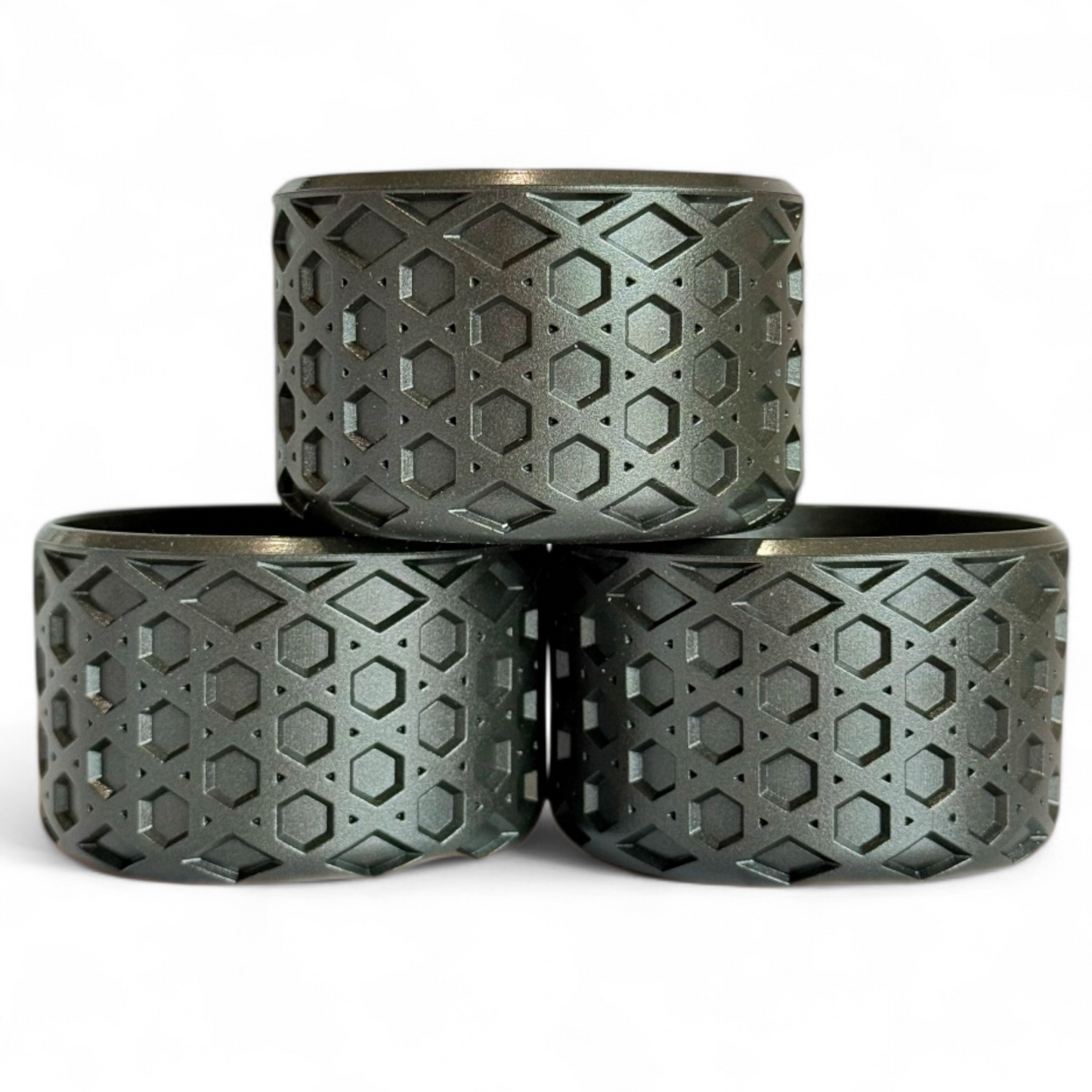 Metallic Onyx Shimmer Waffle Silicone Tumbler Boot | Fits 20-40oz Tumblers 