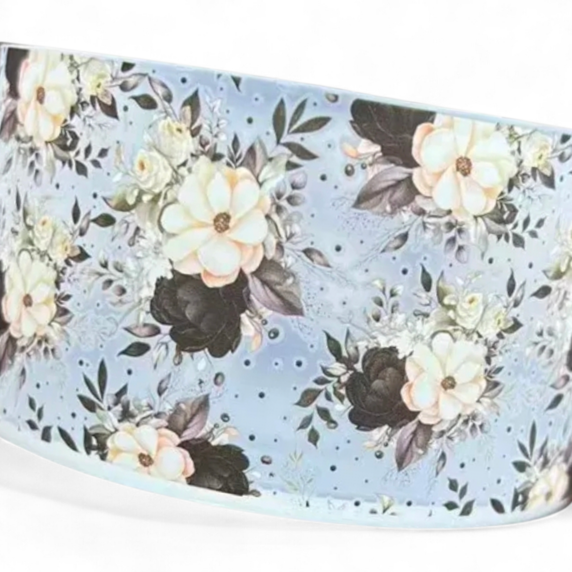 Goth Floral Silicone Tumbler Boot Bumper Sleeve | Fits 20–40oz Stanley, Simple Modern & More