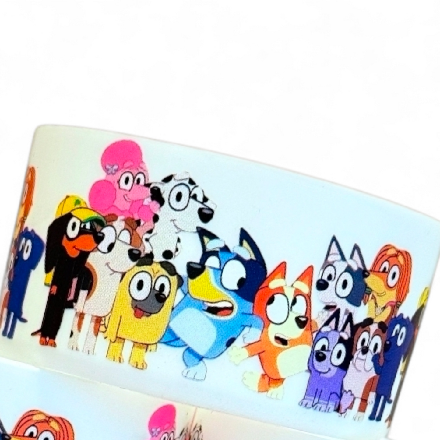 Blue Dog Cartoon Family Silicone Tumbler Boot | Fits 20–40oz Cups