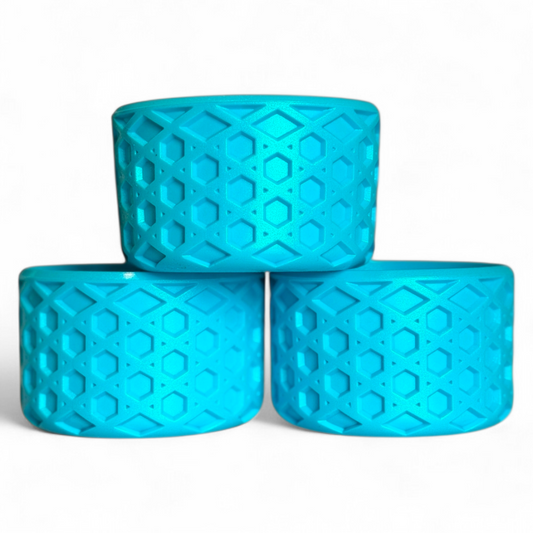 Blue Wave Waffle Silicone Tumbler Boot | Fits 20-40oz Tumblers 